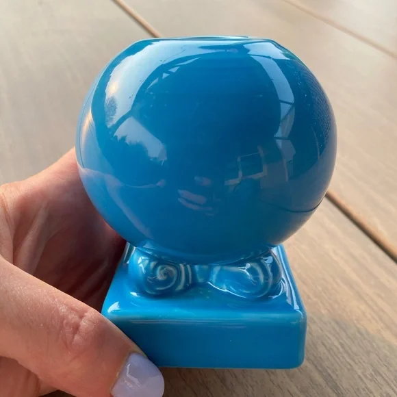 Fiestaware PEACOCK Ball Candleholder - Picture 3 of 4